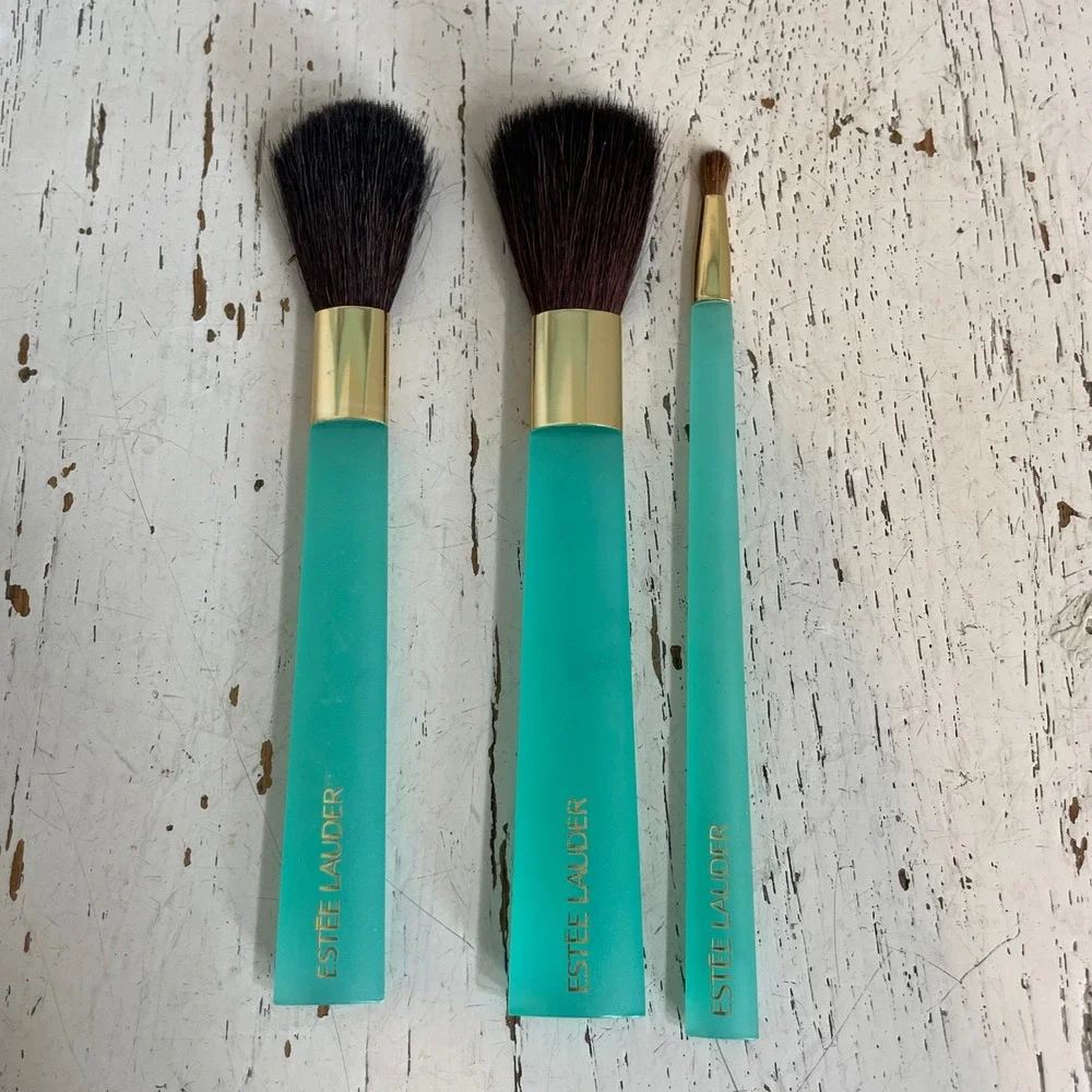 Estee Lauder Pure Color Envy Sculpting Blush Palette Bronzer Luminizer & Brushes